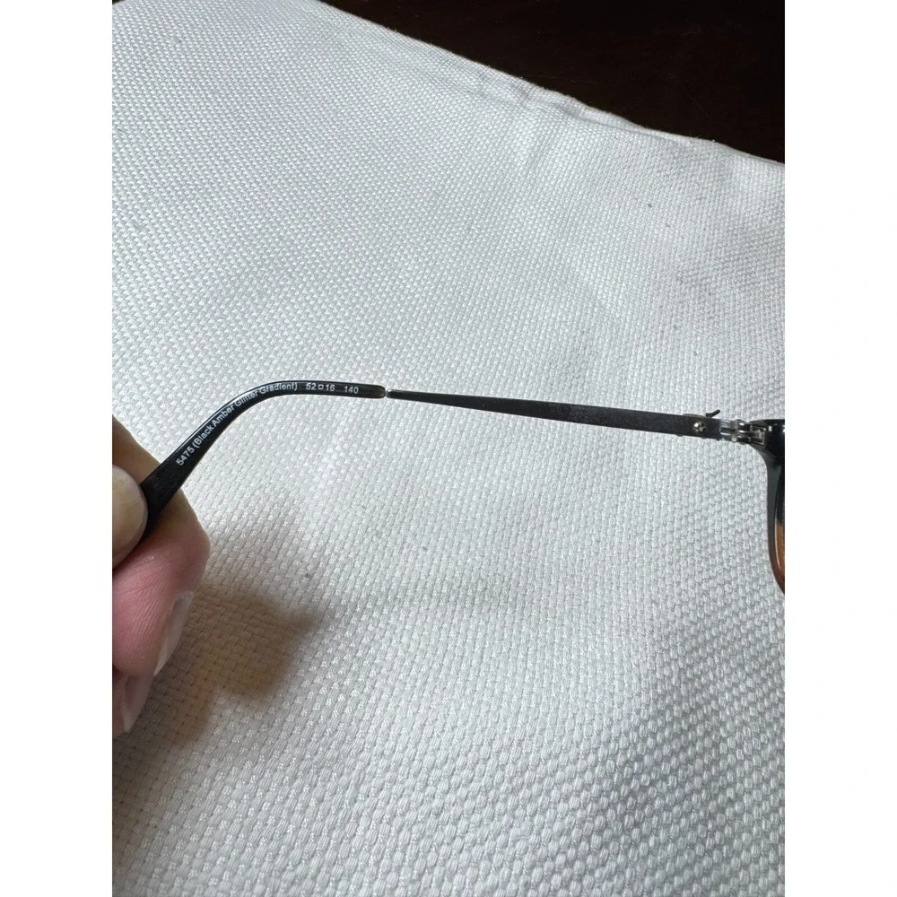 Coach HC8110 5475 Black Amber Glitter Gradient Frame Women's Glasses